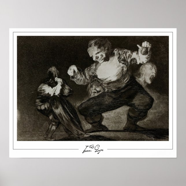 Poster Cartaz de Arte Francisco Goya Zedign #292 (Frente)
