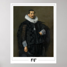 Poster Cartaz de Arte Frans Hals Zedign #222