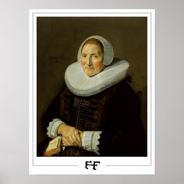 Poster Cartaz de Arte Frans Hals Zedign #228 (Frente)