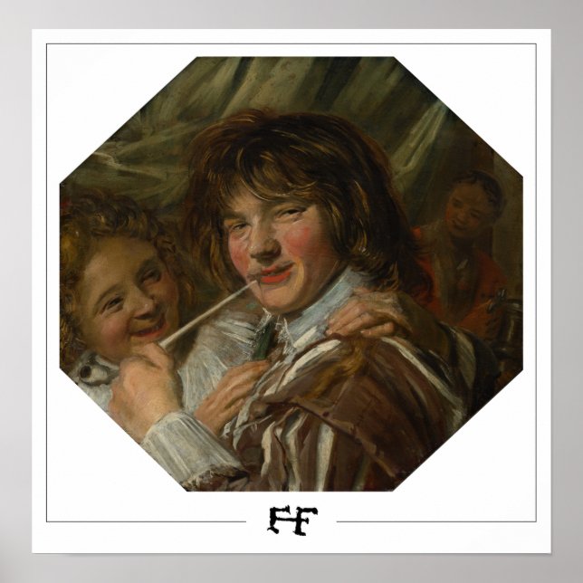 Poster Cartaz de Arte Frans Hals Zedign #243 (Frente)