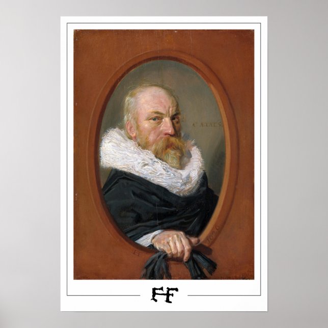 Poster Cartaz de Arte Frans Hals Zedign #263 (Frente)