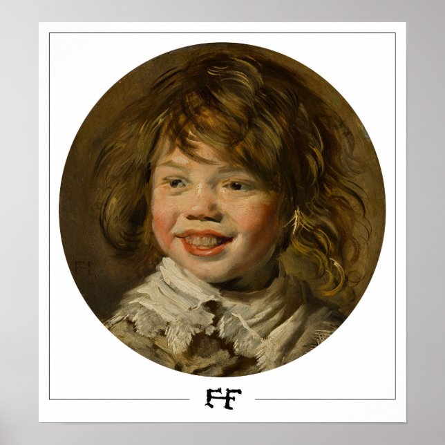 Poster Cartaz de Arte Frans Hals Zedign #284 (Frente)