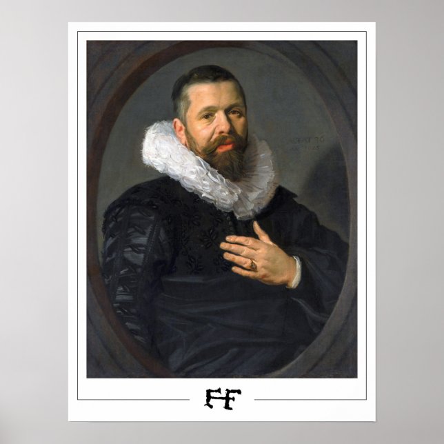 Poster Cartaz de Arte Frans Hals Zedign #294 (Frente)
