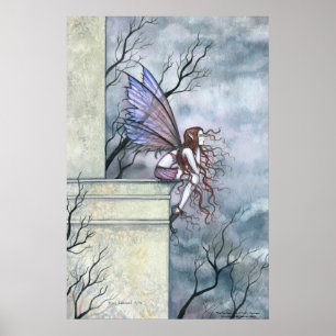 Poster Cartaz de Arte Gótica de Fadas por Molly Harrison