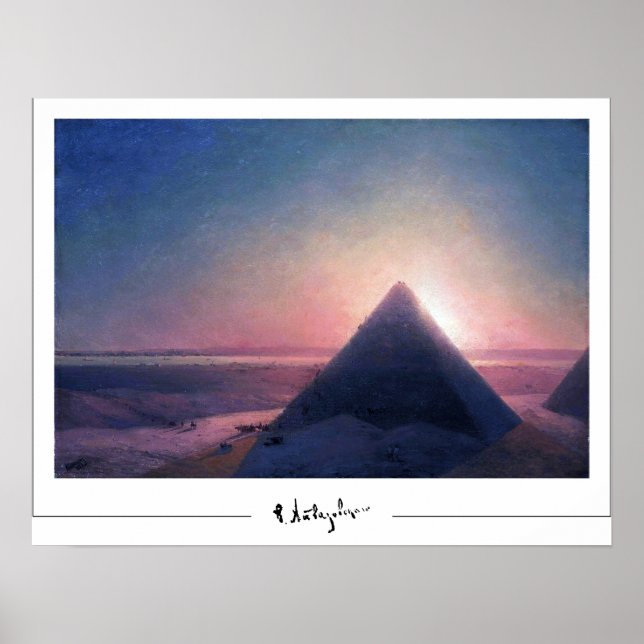 Poster Cartaz de Arte Ivan Aivazovsky Zedign #205 (Frente)