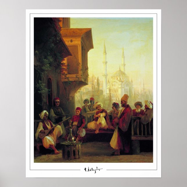 Poster Cartaz de Arte Ivan Aivazovsky Zedign #221 (Frente)