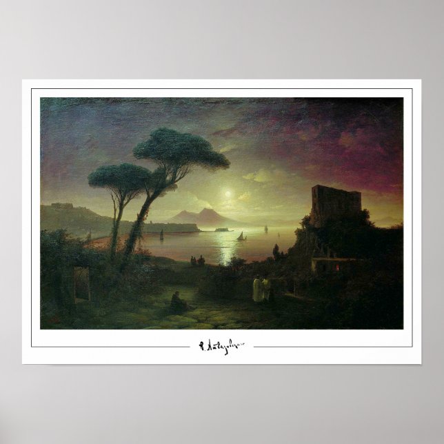Poster Cartaz de Arte Ivan Aivazovsky Zedign #351 (Frente)