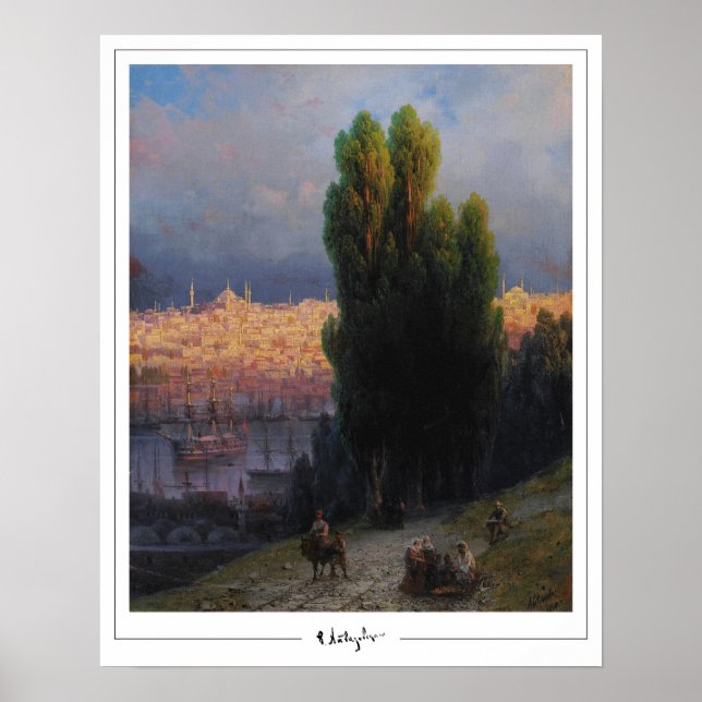 Poster Cartaz de Arte Ivan Aivazovsky Zedign #629 (Frente)