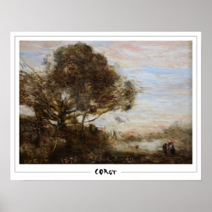 Poster Cartaz de Arte Jean-Baptiste-Camille Corot #170