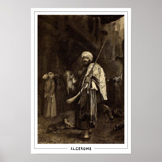 Poster Cartaz de Arte Jean-Léon Gérôme Zedign #123 (Frente)