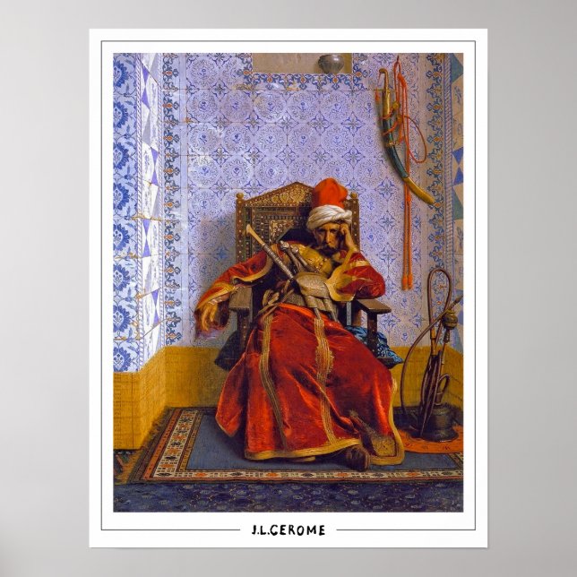 Poster Cartaz de Arte Jean-Léon Gérôme Zedign #192 (Frente)