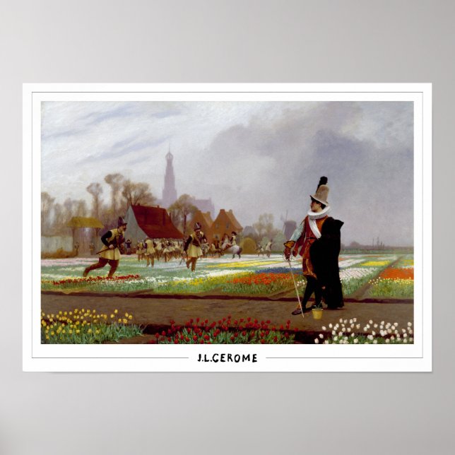Poster Cartaz de Arte Jean-Léon Gérôme Zedign #254 (Frente)