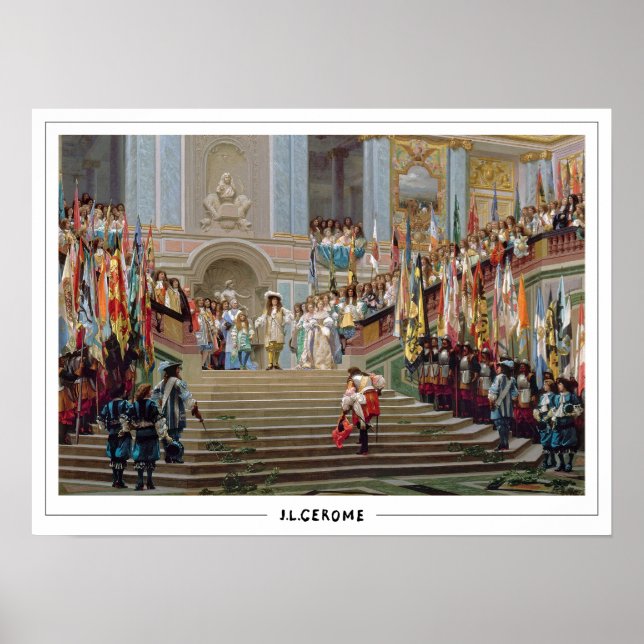 Poster Cartaz de Arte Jean-Léon Gérôme Zedign #42 (Frente)