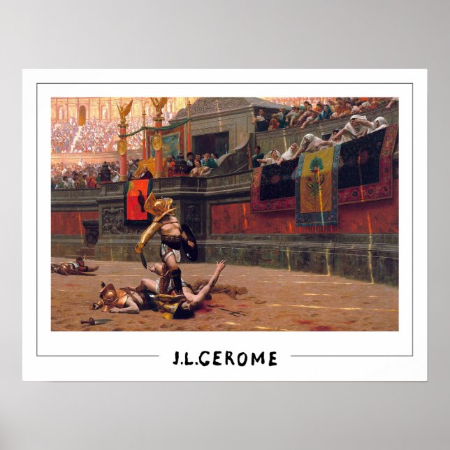 Poster Cartaz de Arte Jean-Léon Gérôme Zedign #84 (Frente)