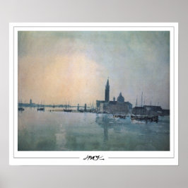 Poster Cartaz de Arte JMW Turner Zedign #117-3