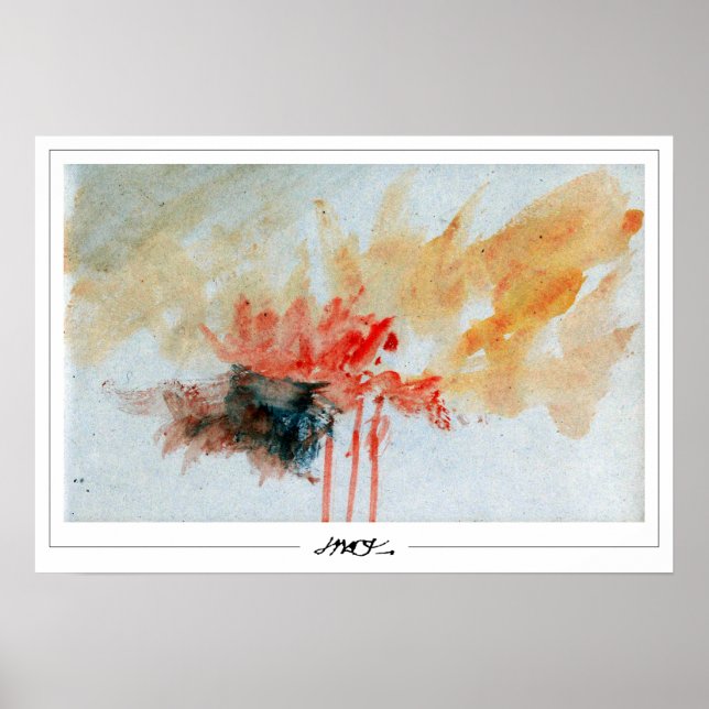 Poster Cartaz de Arte JMW Turner Zedign #151 (Frente)