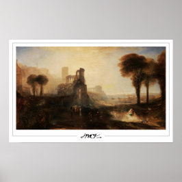 Poster Cartaz de Arte JMW Turner Zedign #164-3