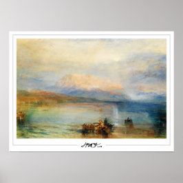 Poster Cartaz de Arte JMW Turner Zedign #18-3