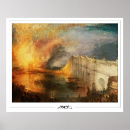 Poster Cartaz de Arte JMW Turner Zedign #19-3