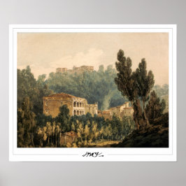Poster Cartaz de Arte JMW Turner Zedign #20-3