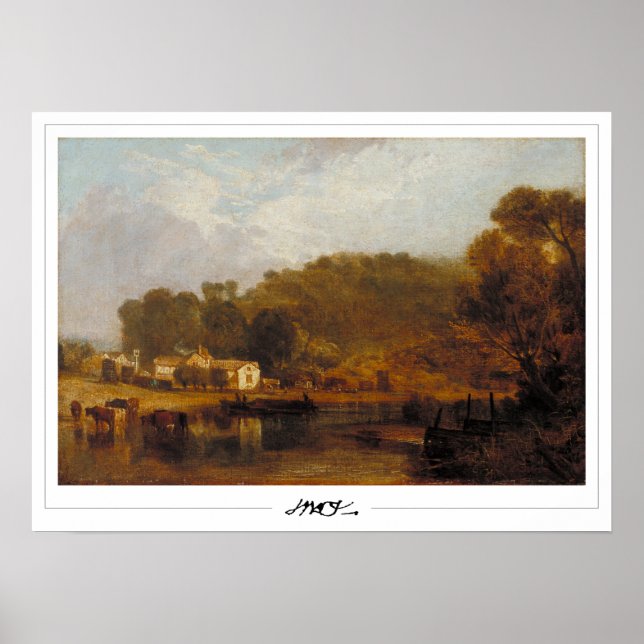 Poster Cartaz de Arte JMW Turner Zedign #24-2 (Frente)