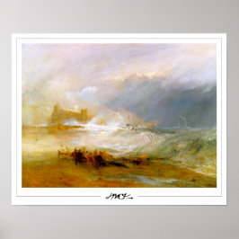 Poster Cartaz de Arte JMW Turner Zedign #24-3