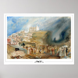 Poster Cartaz de Arte JMW Turner Zedign #27-3