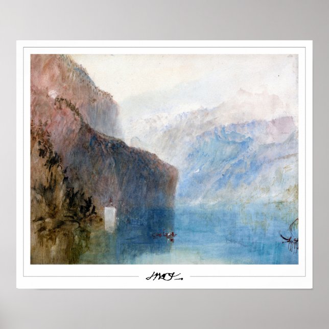 Poster Cartaz de Arte JMW Turner Zedign #4 (Frente)
