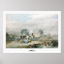 Poster Cartaz de Arte JMW Turner Zedign #408-3