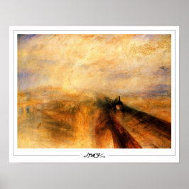 Poster Cartaz de Arte JMW Turner Zedign #469-3
