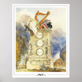 Poster Cartaz de Arte JMW Turner Zedign #560-3