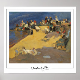 Poster Cartaz de Arte Joaquín Sorolla Zedign #2