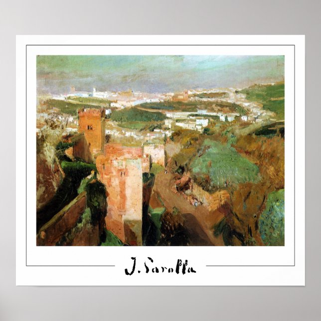 Poster Cartaz de Arte Joaquín Sorolla Zedign #254 (Frente)