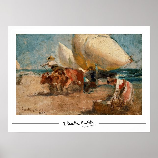 Poster Cartaz de Arte Joaquín Sorolla Zedign #26 (Frente)
