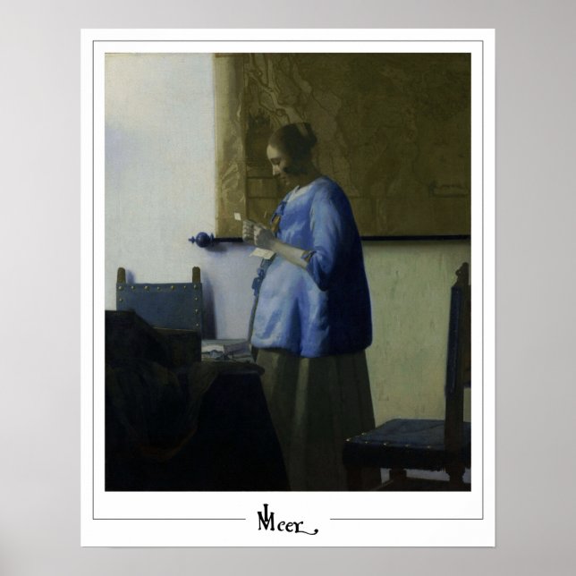 Poster Cartaz de Arte Johannes Vermeer Zedign #11 (Frente)