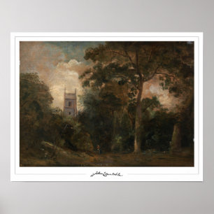 Poster Cartaz de Arte John Constable Zedign #17