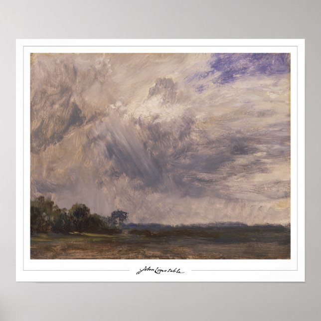 Poster Cartaz de Arte John Constable Zedign #25 (Frente)
