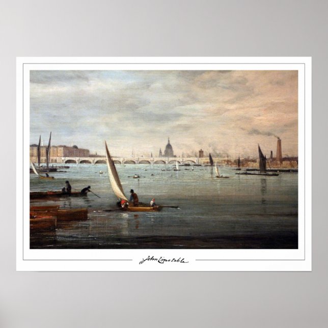 Poster Cartaz de Arte John Constable Zedign #294-2 (Frente)
