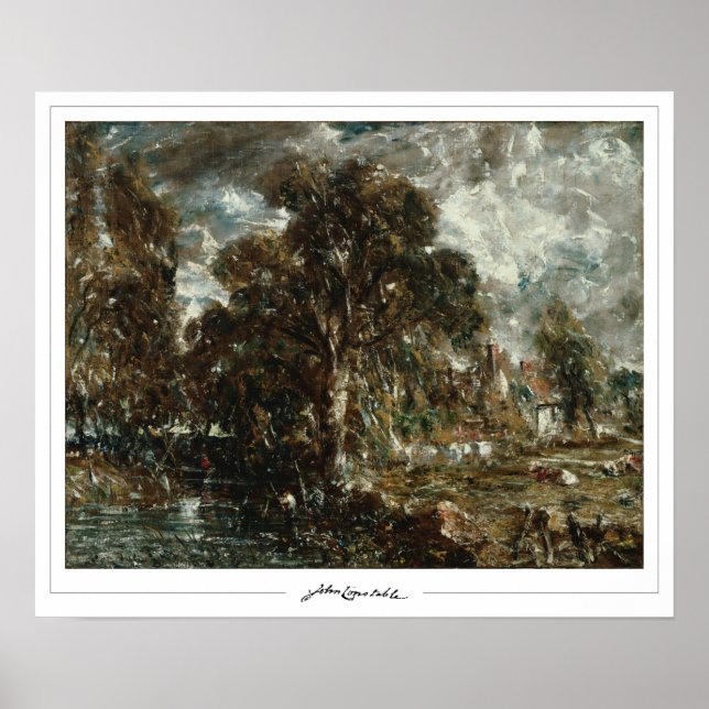 Poster Cartaz de Arte John Constable Zedign #9 (Frente)