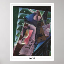 Poster Cartaz de Arte Juan Gris Zedign #296