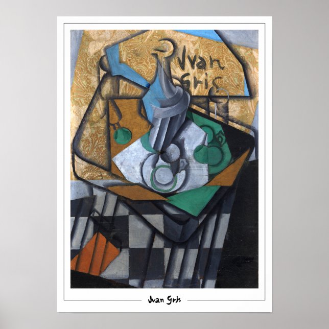 Poster Cartaz de Arte Juan Gris Zedign #334 (Frente)