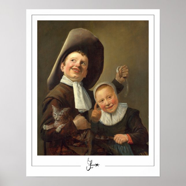 Poster Cartaz de Arte Judith Leyster Zedign #16 (Frente)