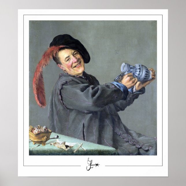 Poster Cartaz de Arte Judith Leyster Zedign #2 (Frente)