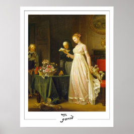 Poster Cartaz de Arte Marguerite Gérard Zedign #1
