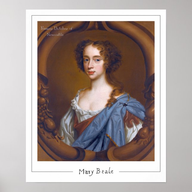Poster Cartaz de Arte Mary Beale Zedign #3 (Frente)