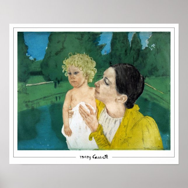 Poster Cartaz de Arte Mary Cassatt Zedign #128 (Frente)