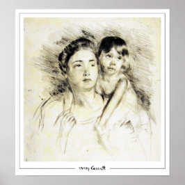 Poster Cartaz de Arte Mary Cassatt Zedign #197
