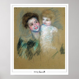 Poster Cartaz de Arte Mary Cassatt Zedign #204