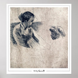 Poster Cartaz de Arte Mary Cassatt Zedign #342