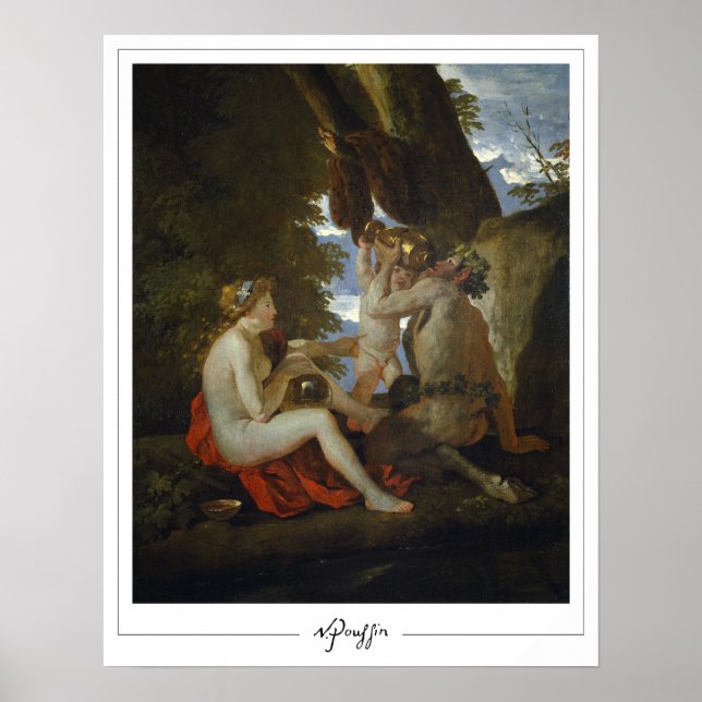 Poster Cartaz de Arte Nicolas Poussin Zedign #112 (Frente)